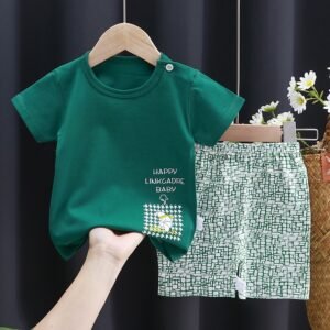 Baby short sleeve t-shirt set