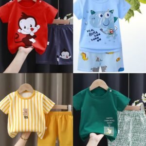 Baby short sleeve t-shirt set