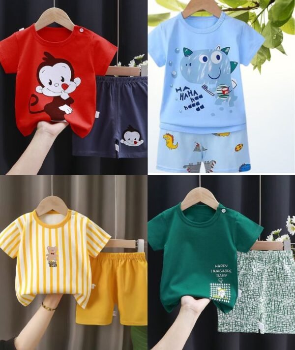Baby short sleeve t-shirt set