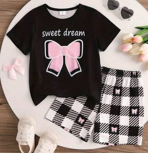 Baby short sleeve t-shirt set